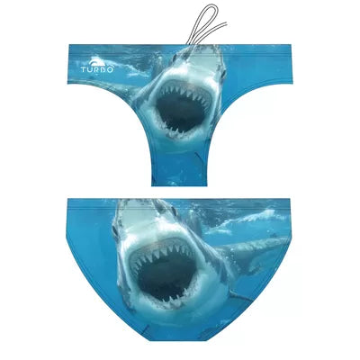 TURBO Men's Water Polo Swim Suit Shark Animal Print