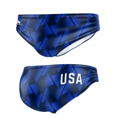 TURBO Men's Water Polo Swim Suit USA Artistic 2022 — Playtri