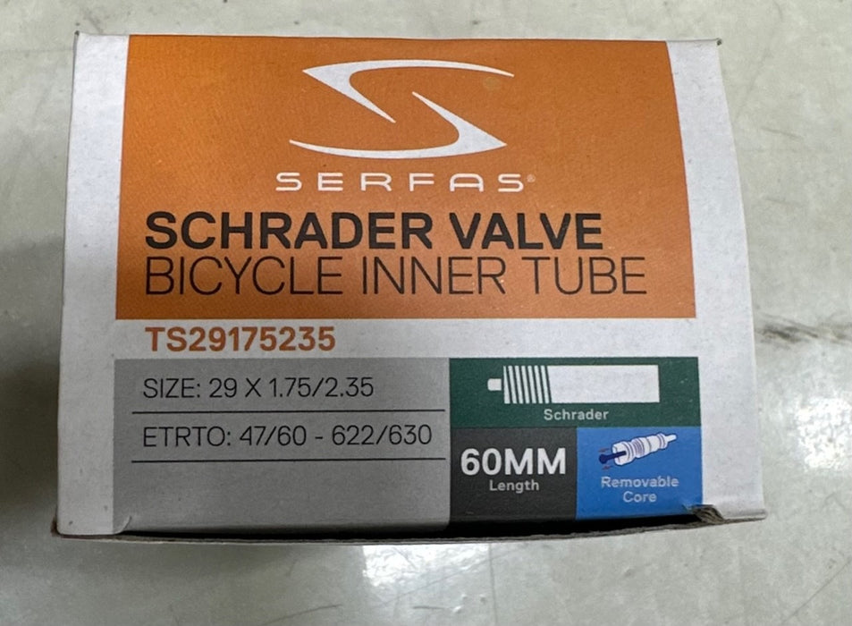 Serfas Schrader Valve Inner Tube 29x1.75-2.35 60mm