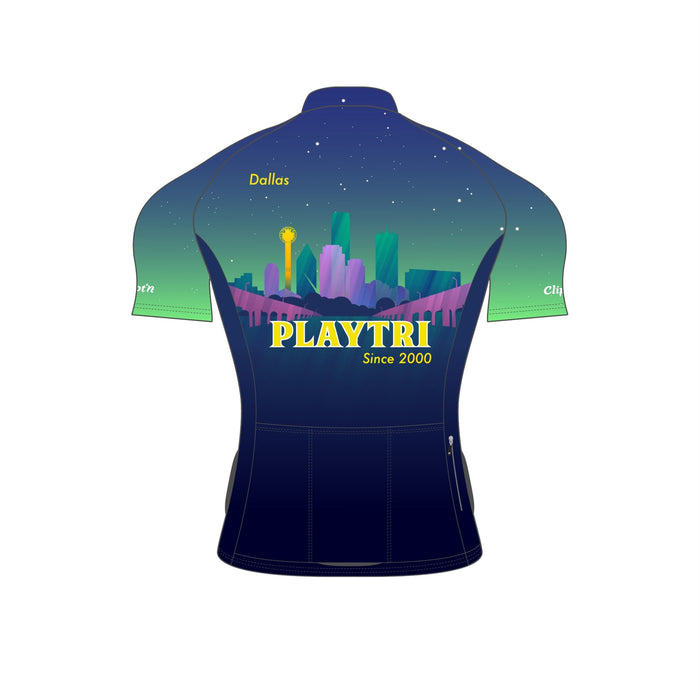 Playtri Unisex Reunion Tower Cycling Jersey