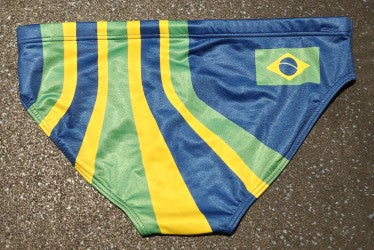 TURBO Men's Water Polo Swimsuit Brazil