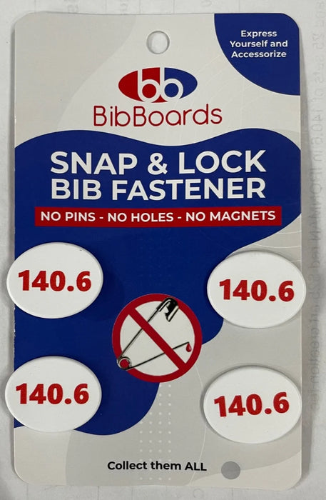 BibBoards Snap & Lock Race Number Bib Fastner