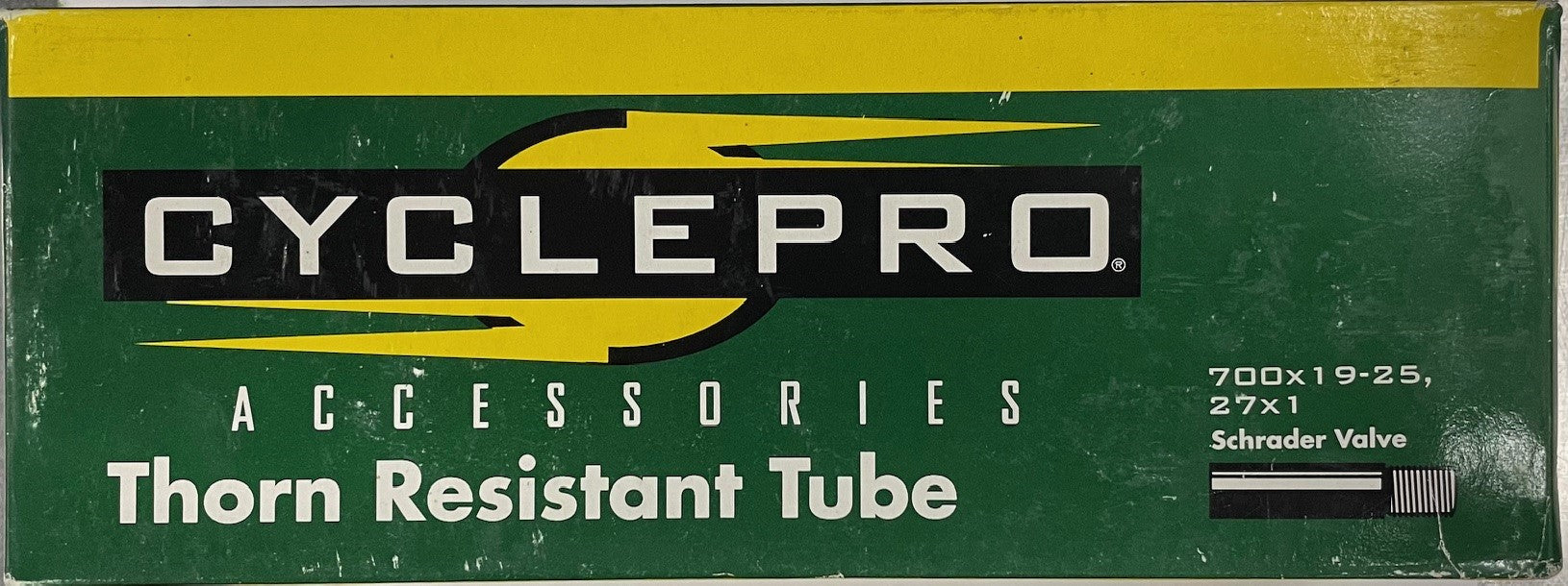 Cyclepro Thorn Resistant Schrader Valve Inner Tube 700x19-25c