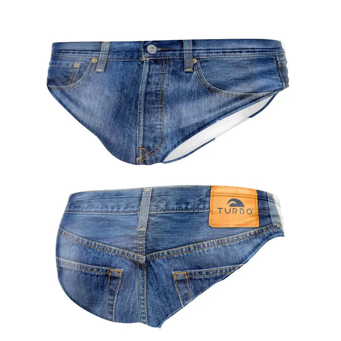 TURBO Men's Water Polo Swimsuit Jeans Turbo