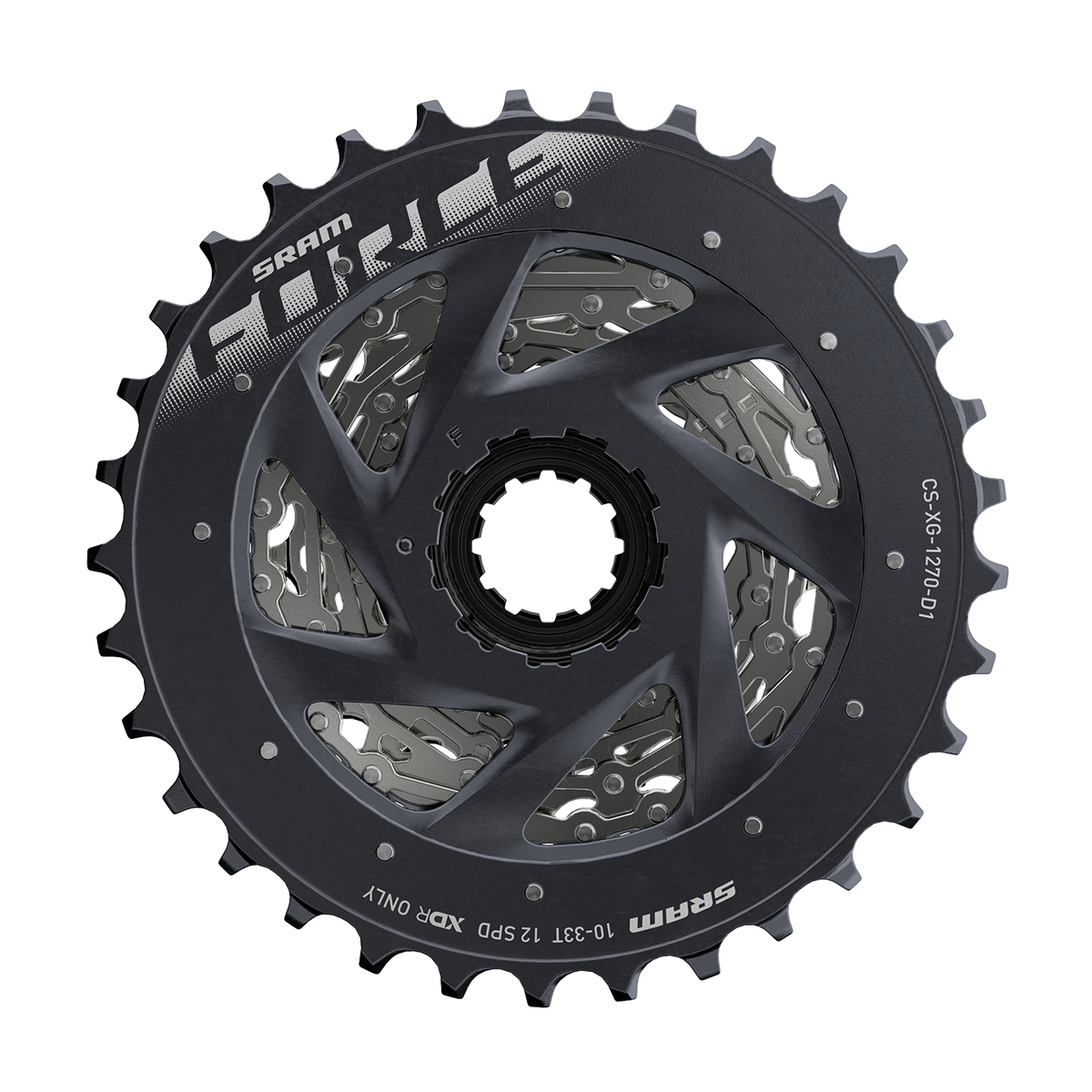 SRAM Force XG 1270 12-Speed Cassette 10-33t — Playtri