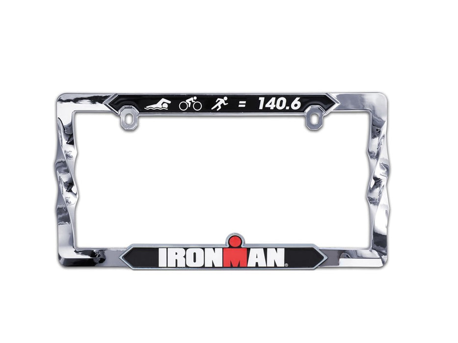 IRONMAN 140.6 Triathlon 3D License Plate Frame by Elektroplate