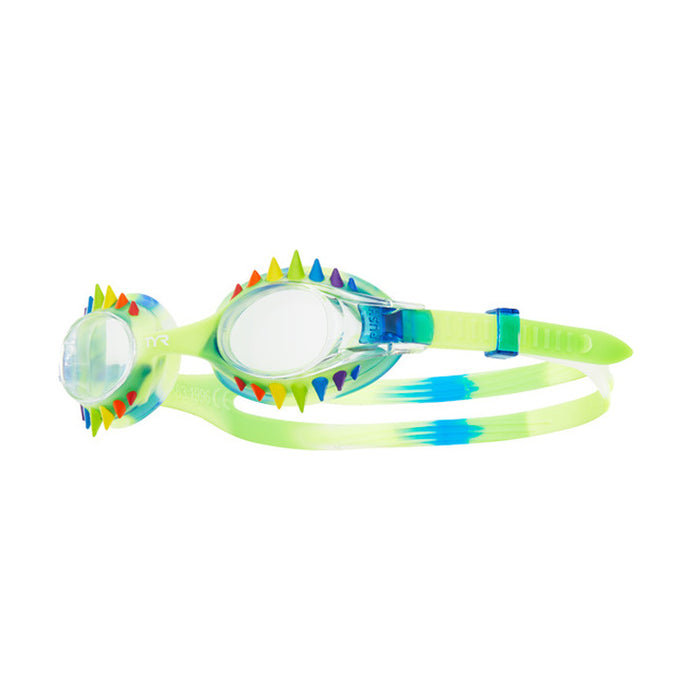 TYR Goggles Swimple TIE DYE Spikes Kids-Clear Lens