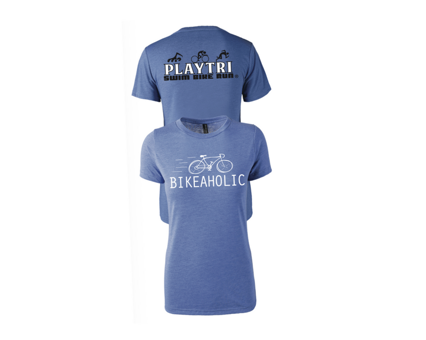 Playtri Women's T-Shirt "Bikeaholic"