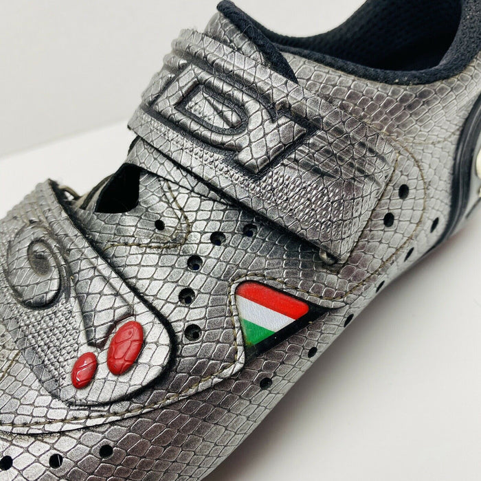 Sidi T2 Carbon Mamba Silver Snake Triathlon Shoes