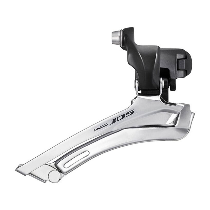 Shimano 105 Front Derailleur 10s FD-5700-L Braze On Black — Playtri