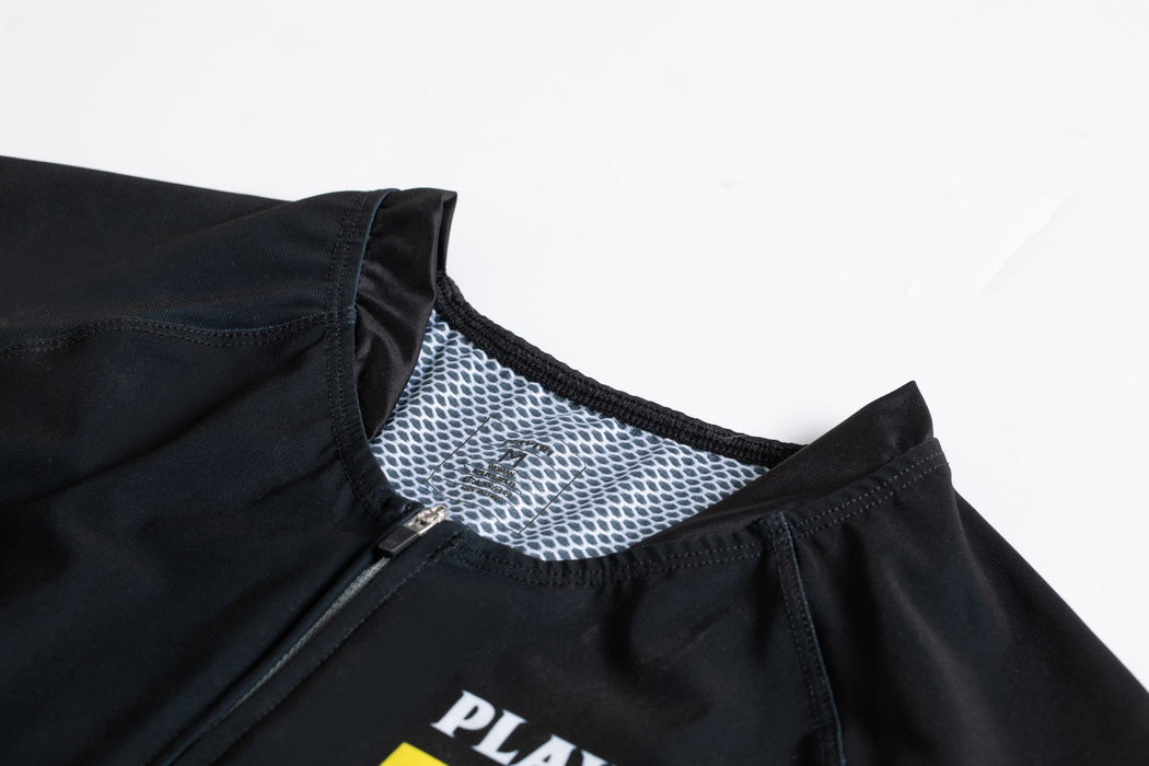 Playtri Women's Sleeved Tri Suit Black