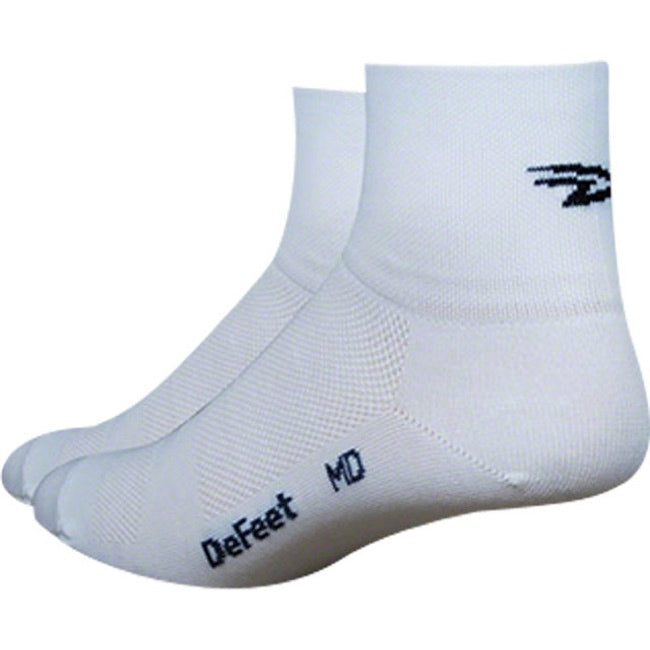 DeFeet Aireator D-logo Socks, White