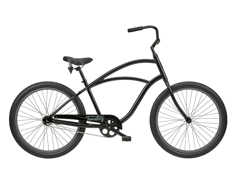 Tuesday Cycles August 1 26" Cruiser - Black 2021