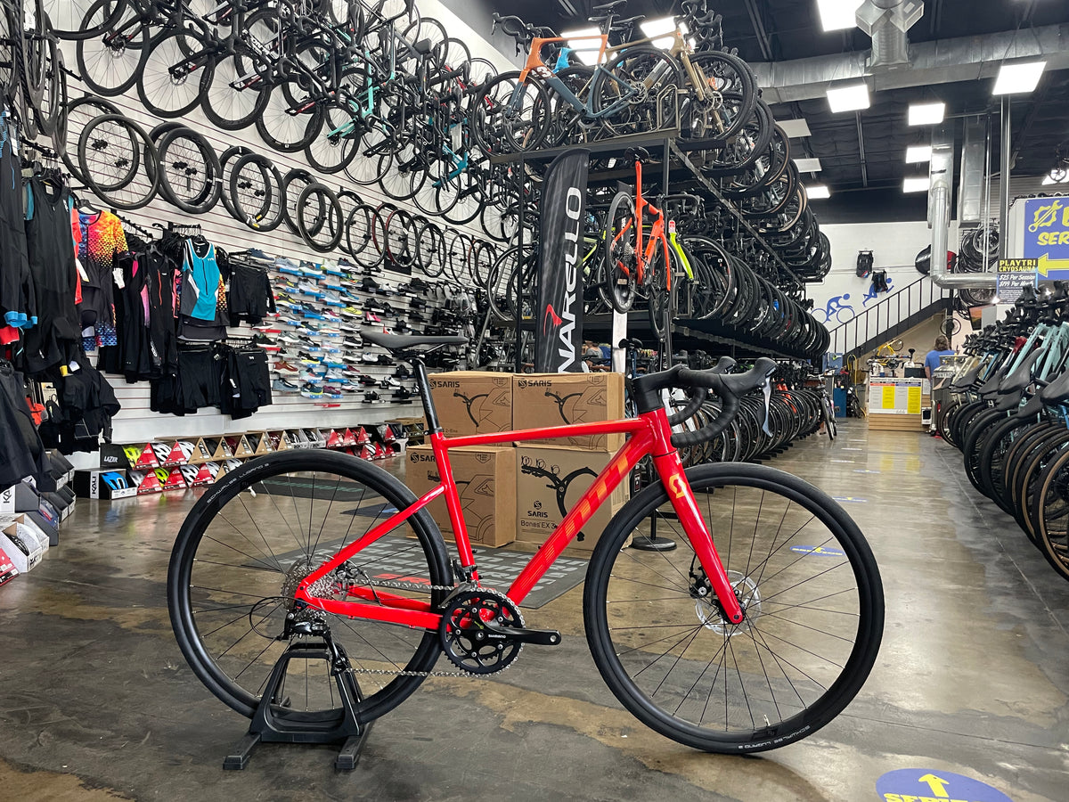 Scott Speedster 30 Shimano Sora 9 Speed Red 2022 Playtri