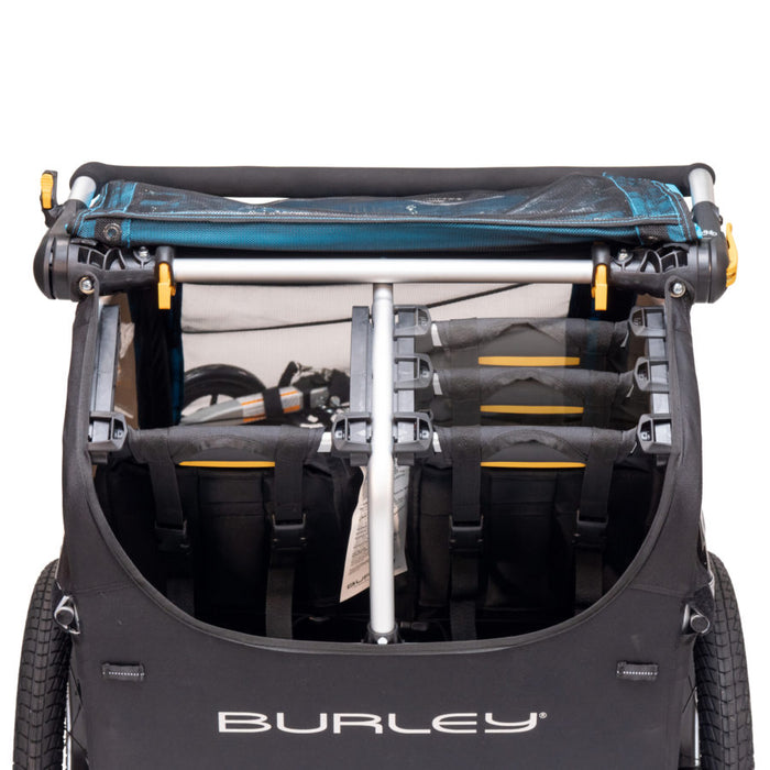 Burley D’Lite™ X Kid Bike Trailer Double - Aqua