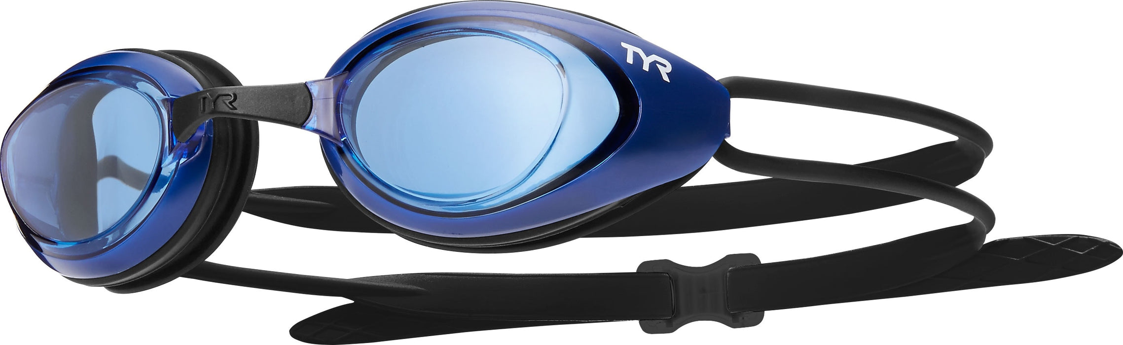 TYR Black Hawk Racing Adult Goggles - Black Frame / Smoke Lens