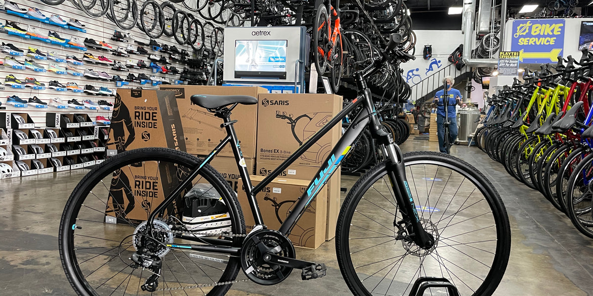 Fuji Traverse ST Disc Shimano Tourney Speed Satin Black