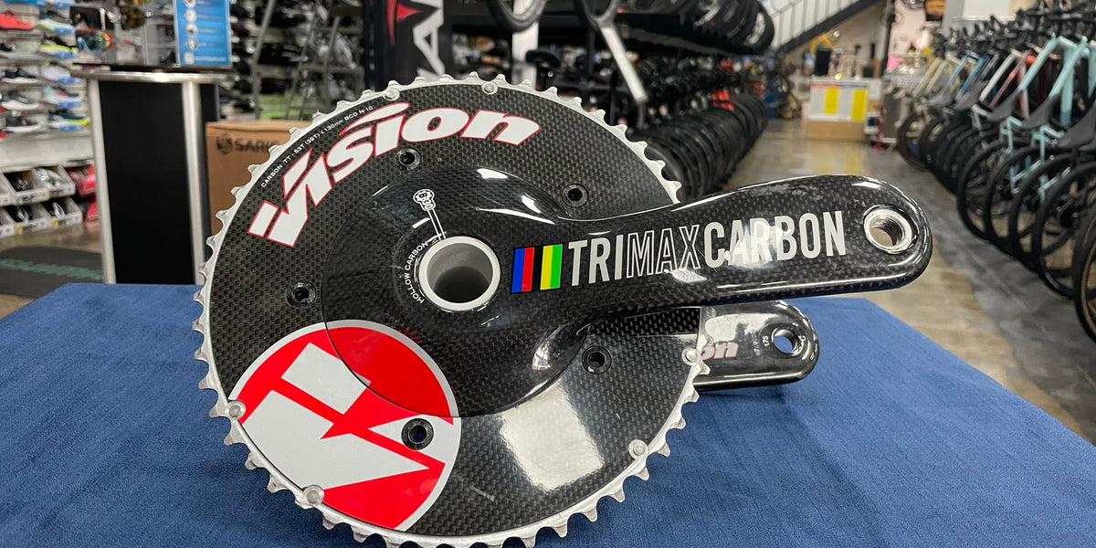 Vision TriMax Carbon TT Crankset 53 39TT 175mm Used Playtri