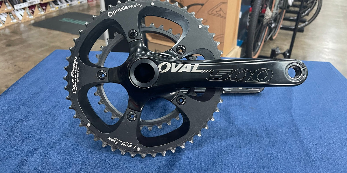 Oval Concepts 500 Praxis 30/28mm Spindle 50/34T 175mm Crankset Used