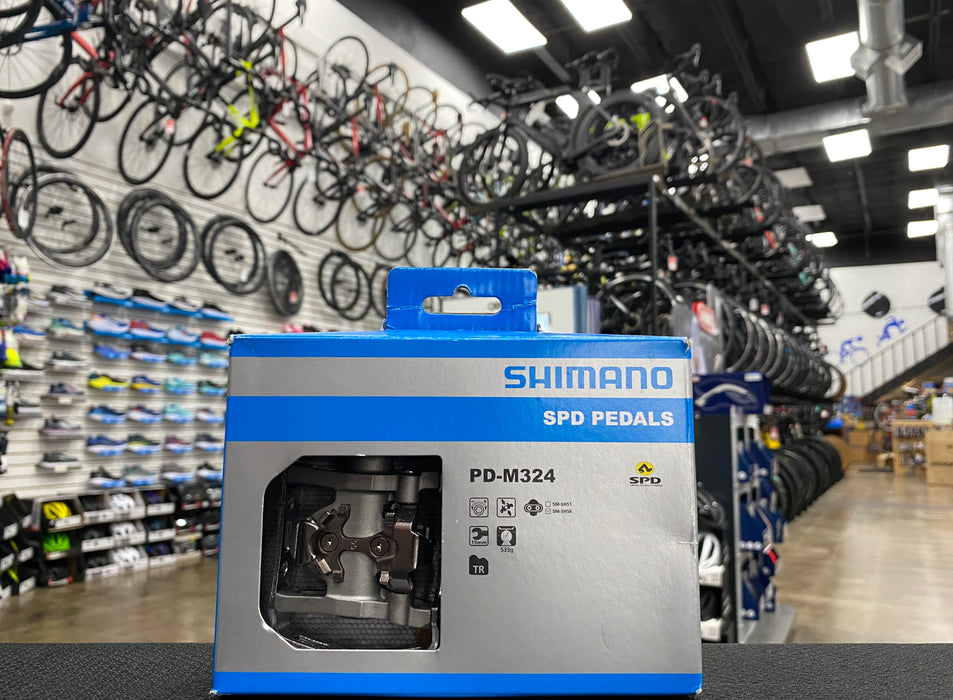 shimano m324 spd pedal Shimano M324 Pedals — Playtri