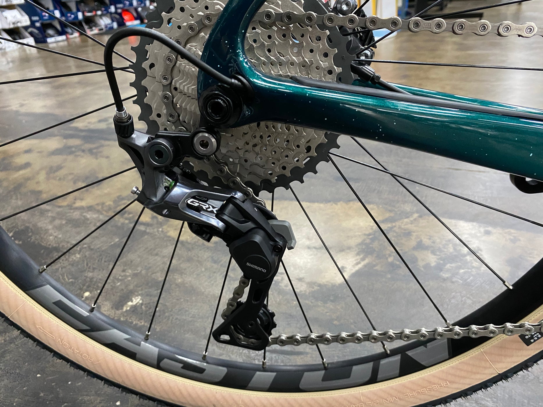 Cervelo Aspero GRX 1 - Drop Post - Teal 2021 — Playtri