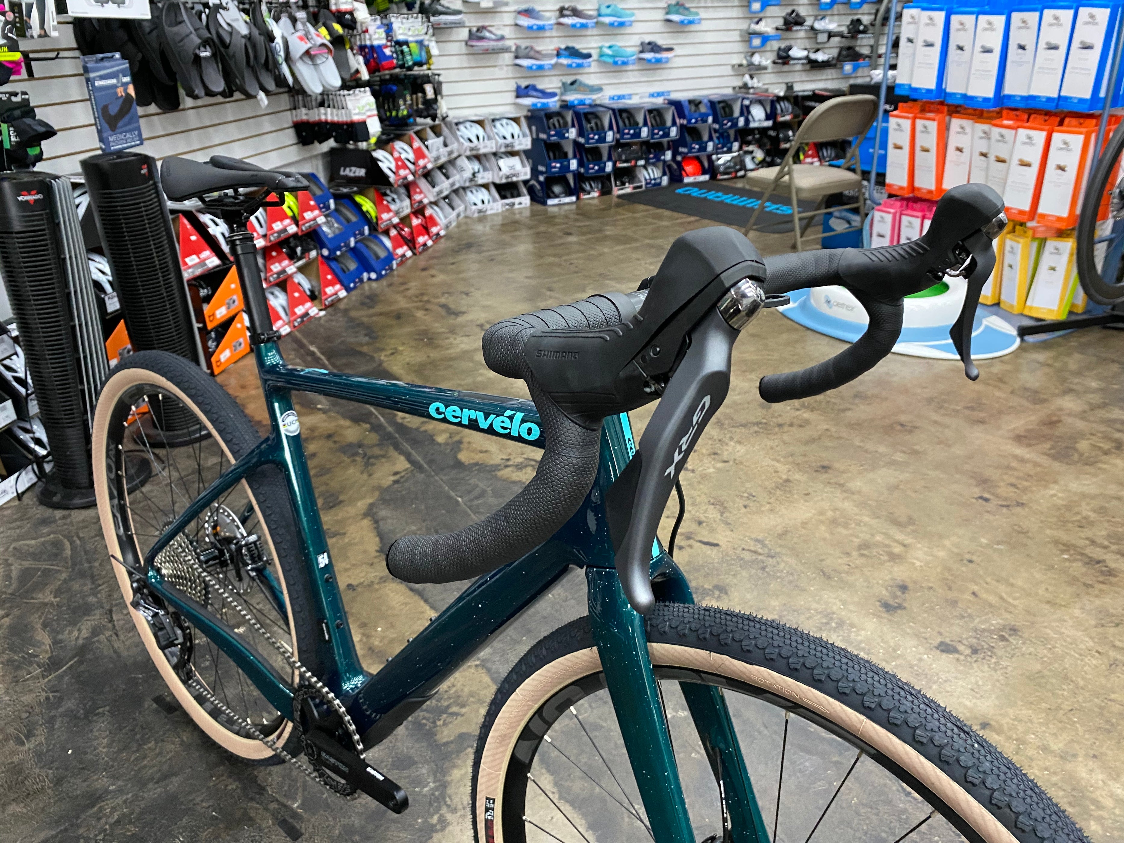 Cervelo Aspero GRX 1 - Drop Post - Teal 2021 — Playtri