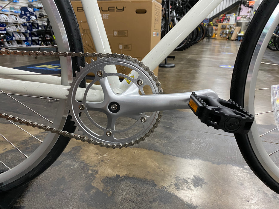 Fuji Feather Track Bike - White Gold Flake 2020