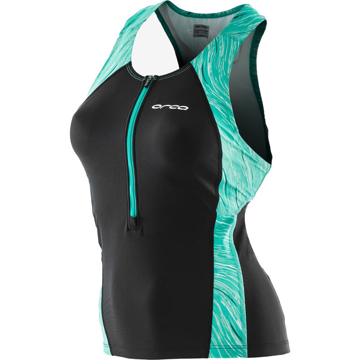 Orca Women's Core Support Tri Singlet-Black/Turquoise