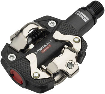 LOOK X-TRACK RACE CARBON Pedals - Dual Sided Clipless, Chromoly, 9/16", Black
