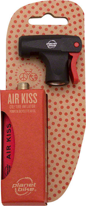 Planet Bike Air Kiss CO2 Inflator: Includes 16g Threaded Cartridge and Sleeve