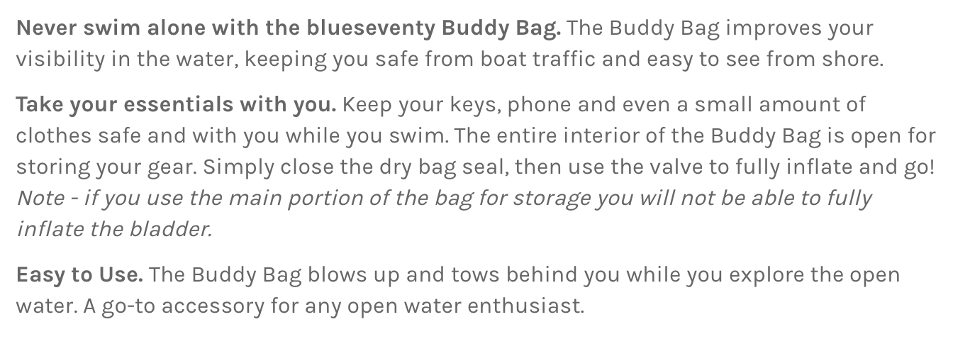 Playtri Buddy Bag / Swim Buoy