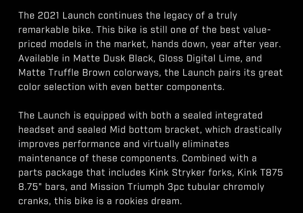 Kink BMX Launch - Gloss Digital Lime 2021
