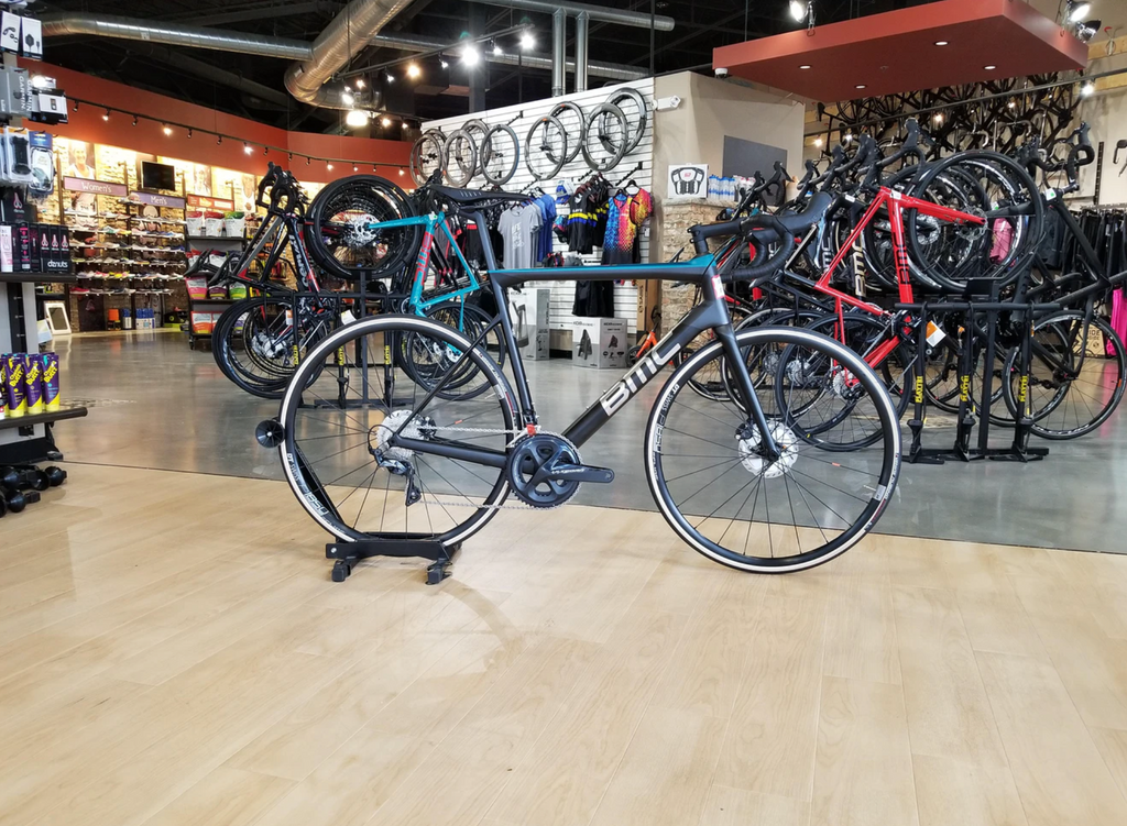 BMC Teammachine SLR02 Three Disc Shimano Ultegra 11 Speed Black Teal Playtri