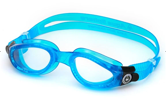 Aquasphere Kaiman Goggles-Blue with Clear Lenses