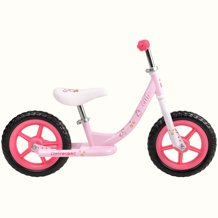 Retrospec Cub No-Pedal Balance Bike - Unicorn Pink 2021