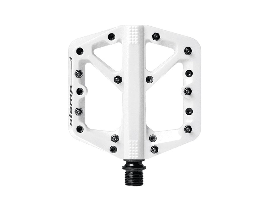 Crankbrothers Stamp 1 Pedals Large, white with black pins