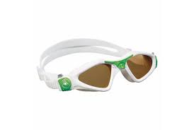 Aquasphere Kayenne Goggles Polarized Lens White Brown Lens (Small Fit)