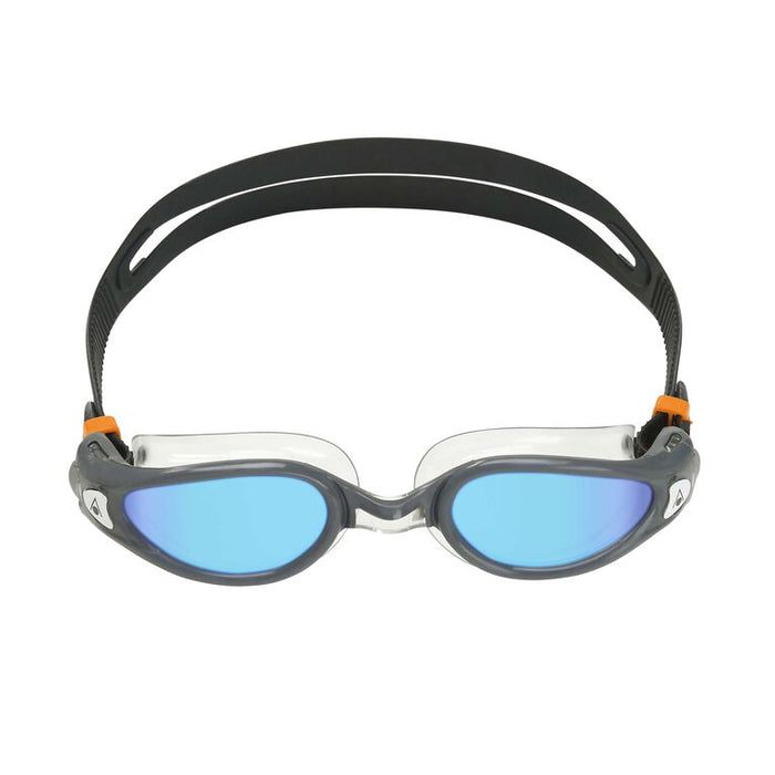 Aquasphere Kaiman Exo Swim Goggle - Grey /Blue Titanium Mirrored Lens