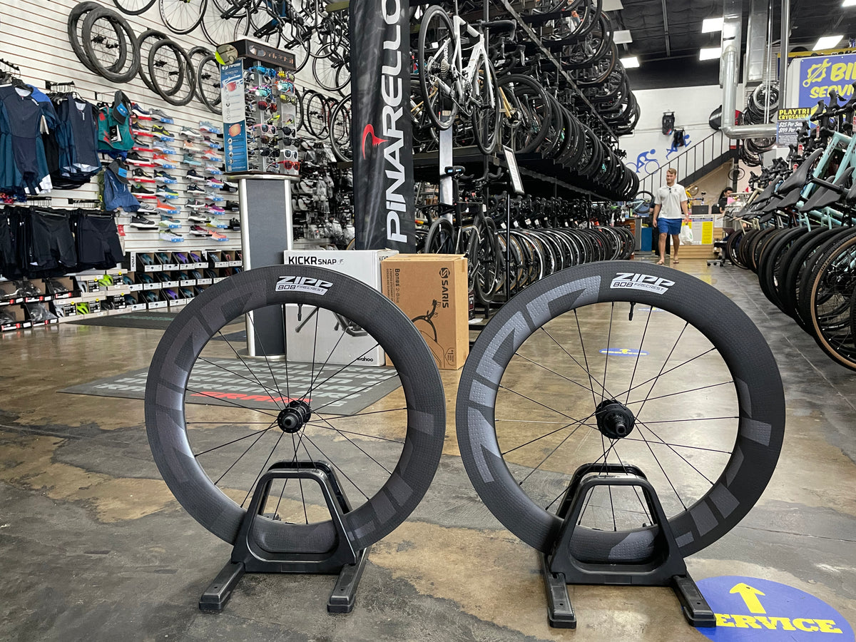 Zipp 808 Firecrest Carbon Tubeless Disc Wheelset Playtri