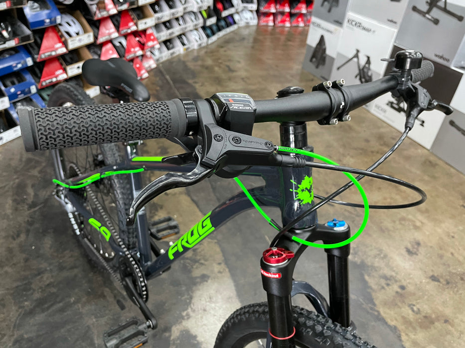 Frog 69 26" Kids Mountain Bike Acera 9 Speed - Neon Green 2020