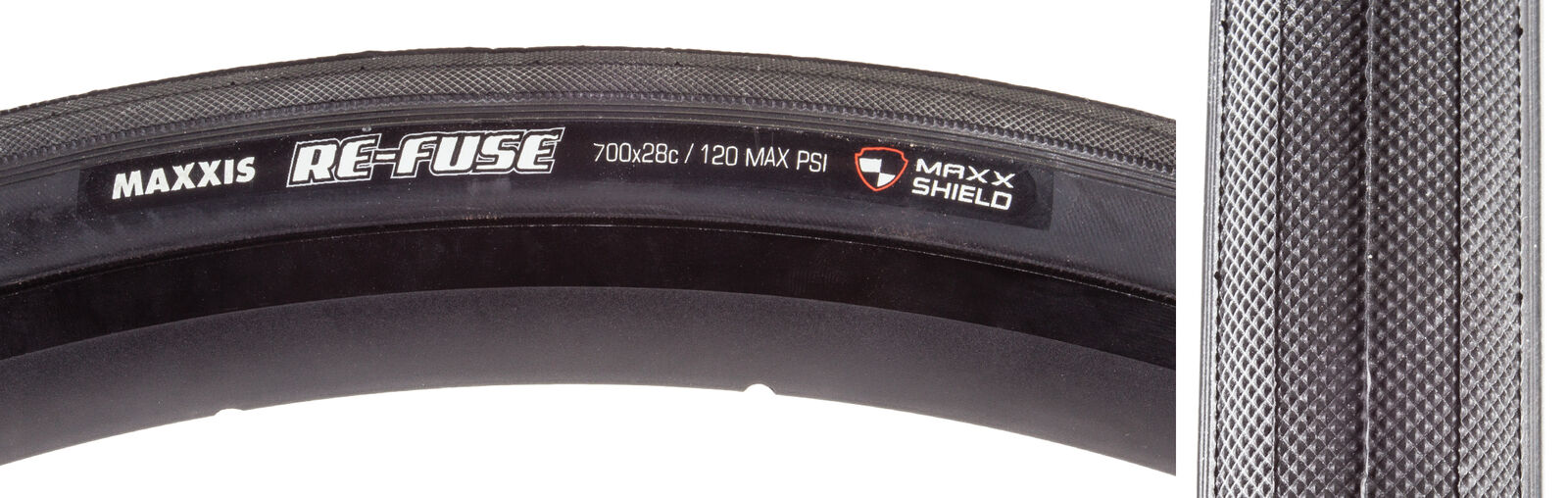 Maxxis RE-FUSE Endurance Road Tire 700x28 BK FOLD/60 SC/MS