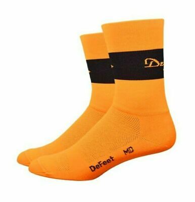 DeFeet Aireator Socks, Orange/Black