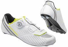 Louis Garneau Women's Carbon LS-100 II Cycling Shoes - White/Bright Yellow