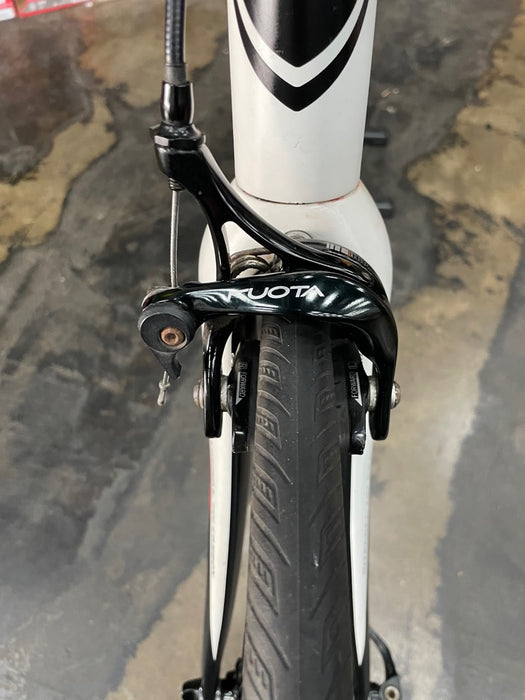 Kuota K Factor Tri Bike Shimano 105 11 Speed - White/Black/Red 2017 USED