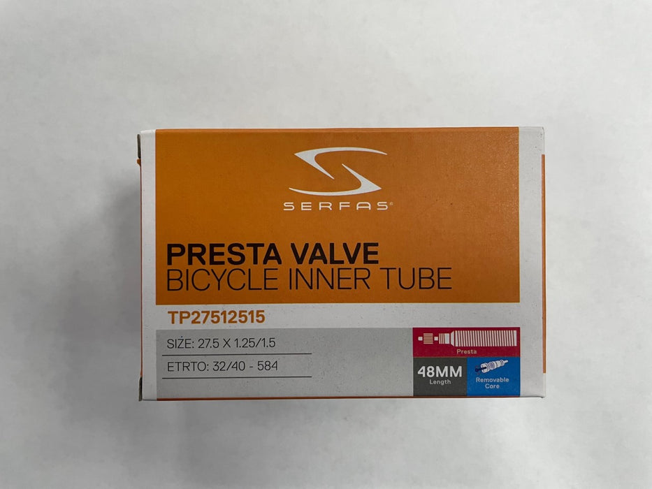 Serfas Presta Valve Inner Tube 27.5x1.25-1.50 48mm