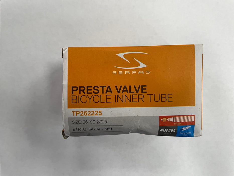 Serfas Presta Valve Inner Tube 26x2.20-2.50 48mm