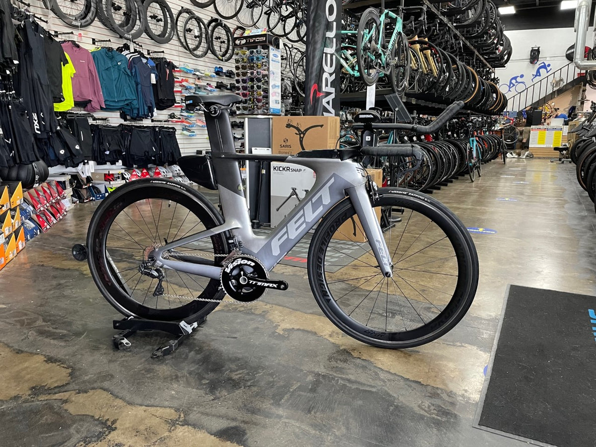 Felt IA 10 Rim Brake Ultegra Di2 11 Speed Silver Gray Black 2019