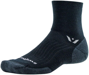 Swiftwick Pursuit Four Wool Socks - Black