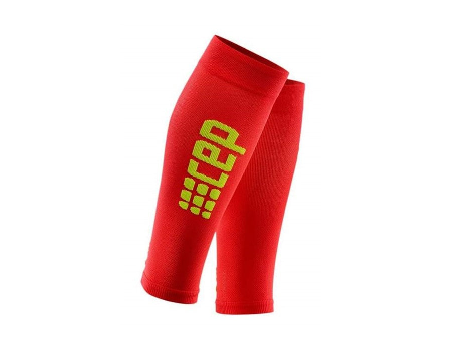 CEP Ultralight RUN+ Compression Sleeves (Red/Green) — Playtri