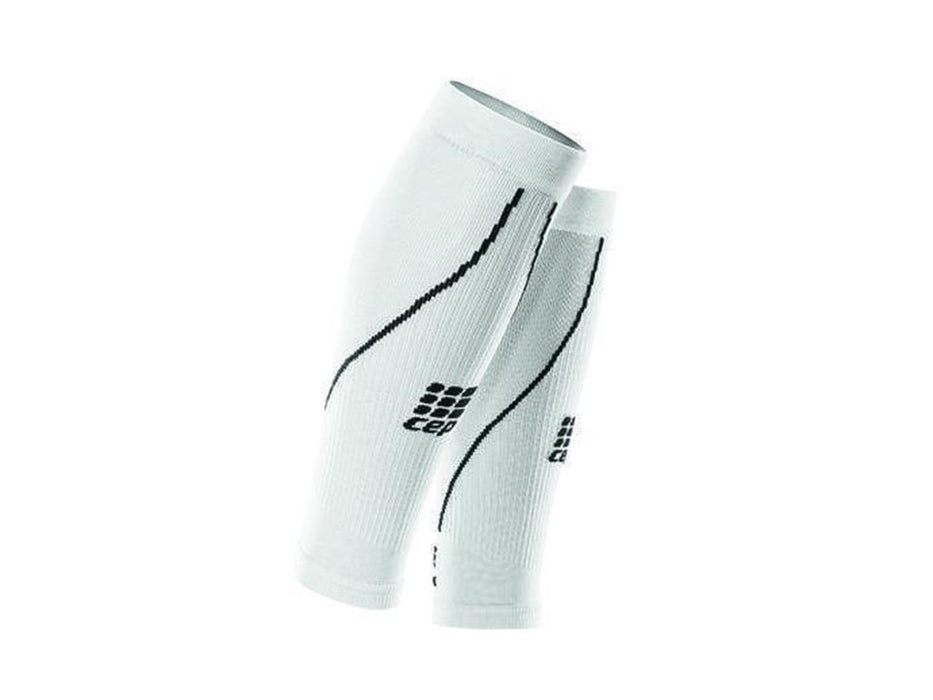 CEP RUN+ Compression Sleeves (White)